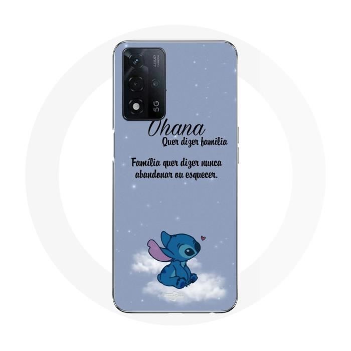 Maniacase Hülle für Oppo A93s 5G Stitch disney süßer Stitch Ohana bedeutet Familie