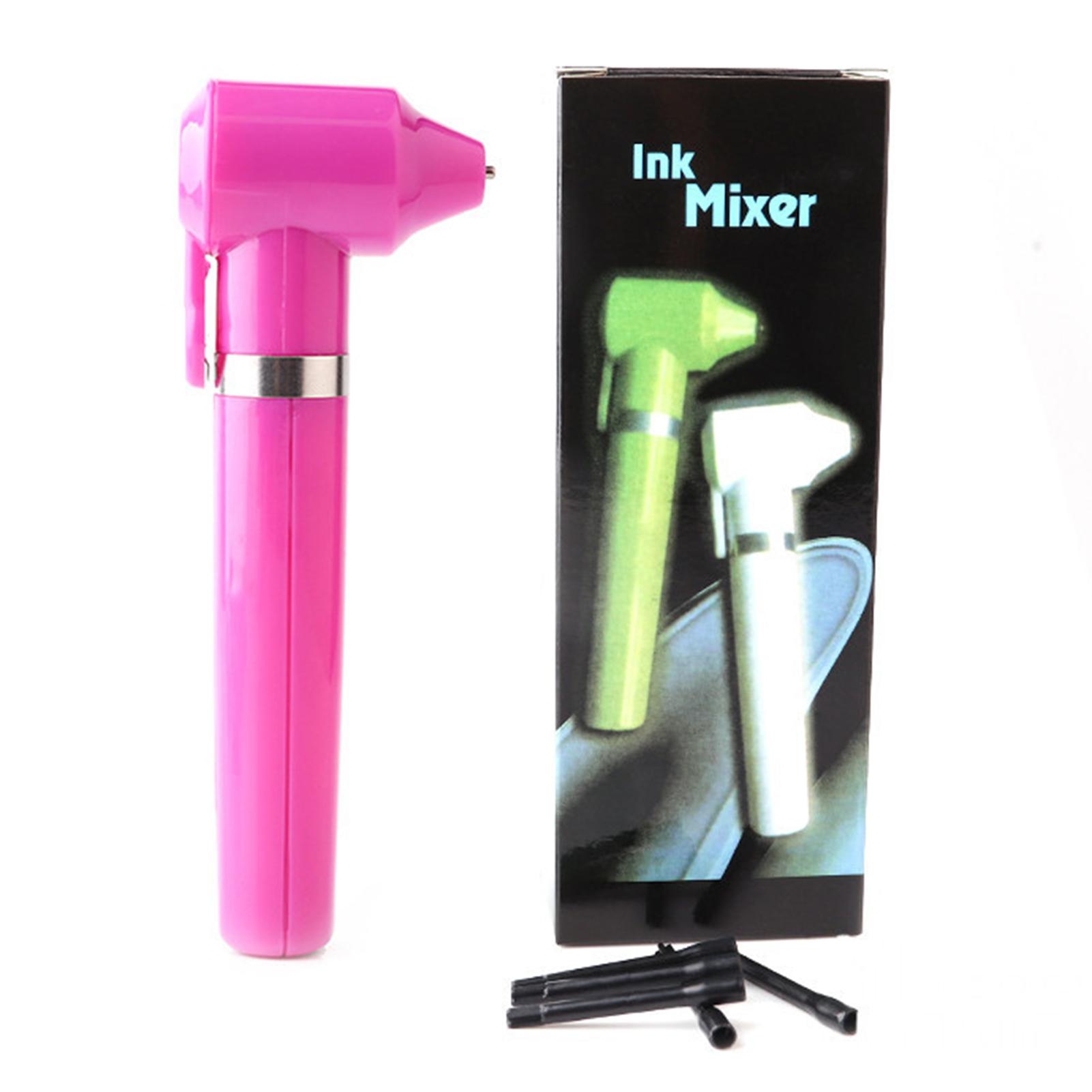 Tattoo-Ausrüstung, Tattoo-Pigment-Tintenmischer, Pigmentmischer, Hochgeschwindigkeits-Hilfsverbrauchsmaterialien rosa