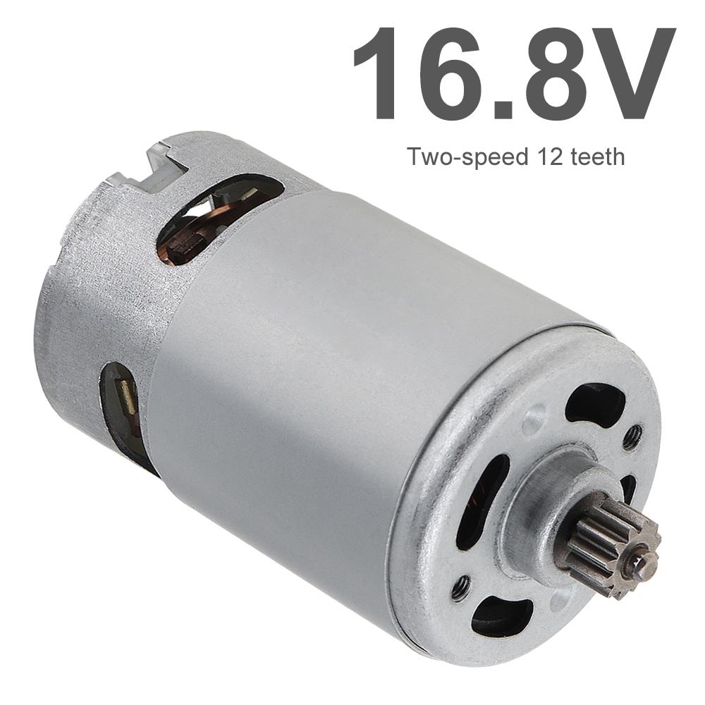 RS550 DC-Motoren 10,8 V/12 V/14,4 V/16,8 V/18 V/21 V/25 V Bohrmotor mit 9/11/12 Zähnen, hohem Drehmomentgetriebe für elektrische Bohrmaschine 16.8V 12T