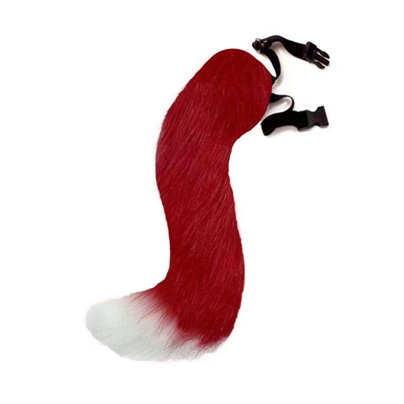 Neu! Hohe Qualität Für Requisiten Katze Fuchs Plüschschwänze Rollenspiel Halloween Partyzubehör Anime Tier Schwanz Cosplay Kostüme
