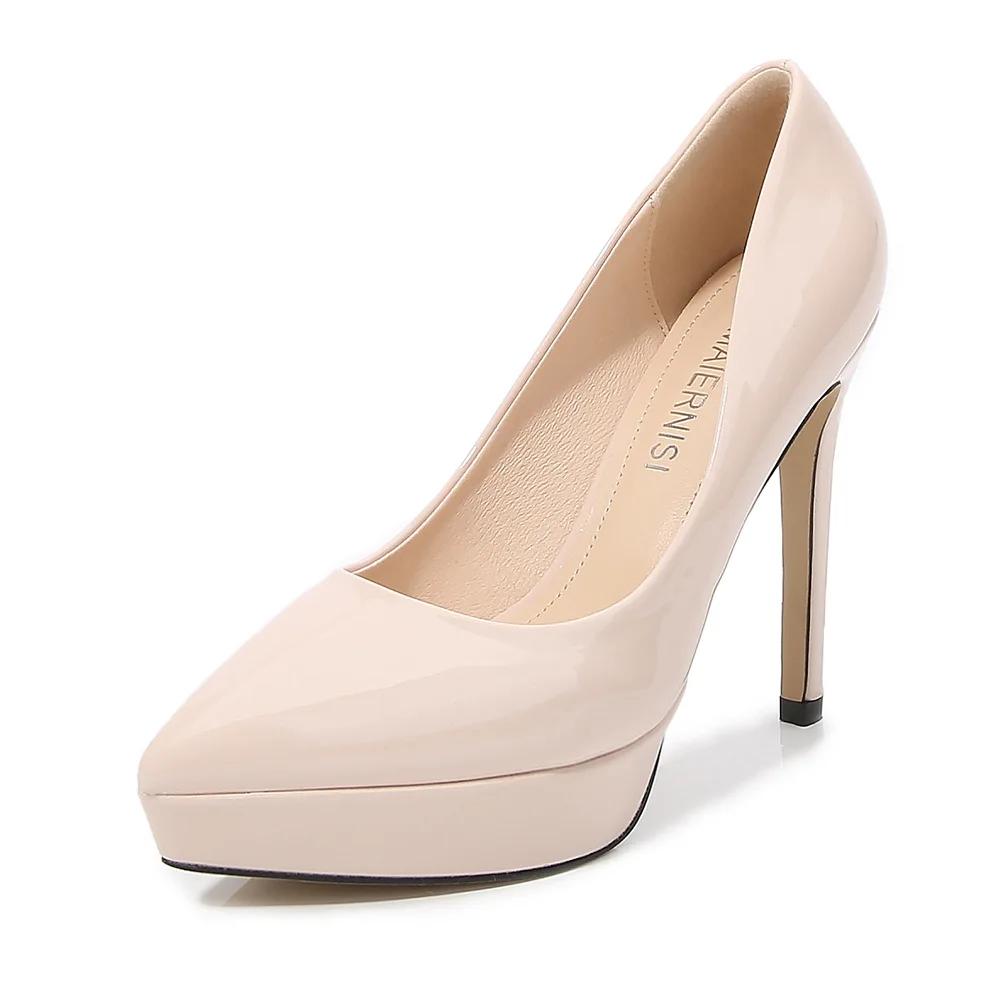 Spitze Stiletto High Heels Schuhe Sexy Flacher Mund Einzelne Schuhe Plus Größe 35-45 Damen Arbeitsschuhe High Heel Pumps 12cm 43