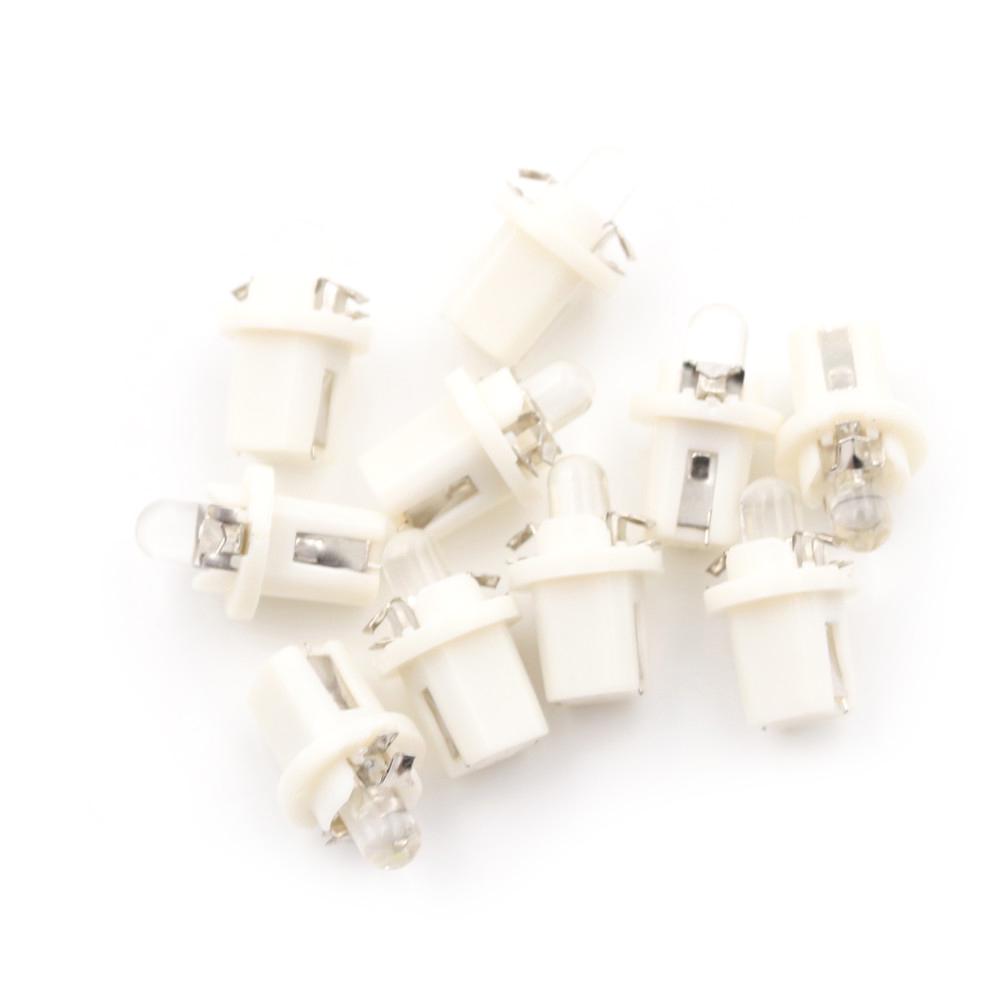 Neue 10x AMPOULE LED COMPTEUR TABLEAU DE BORD B8-5D B8.5D T5 Unterstützung BLANC TUNING 12V weiß