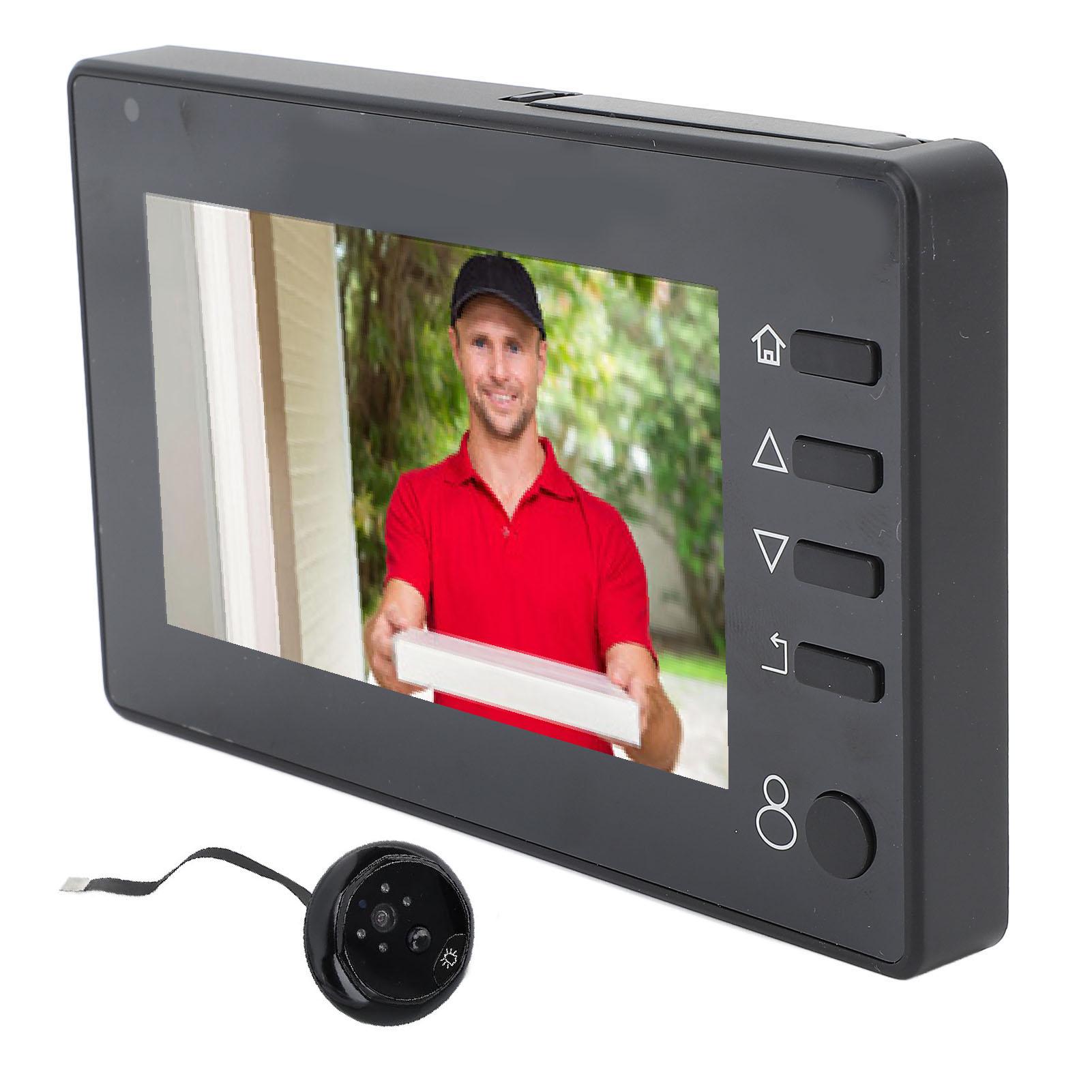 720P Guckloch-Viewer-Türkamera 4,3-Zoll-Bildschirm 145 Weitwinkel Intelligente visuelle Überwachung 940 nm