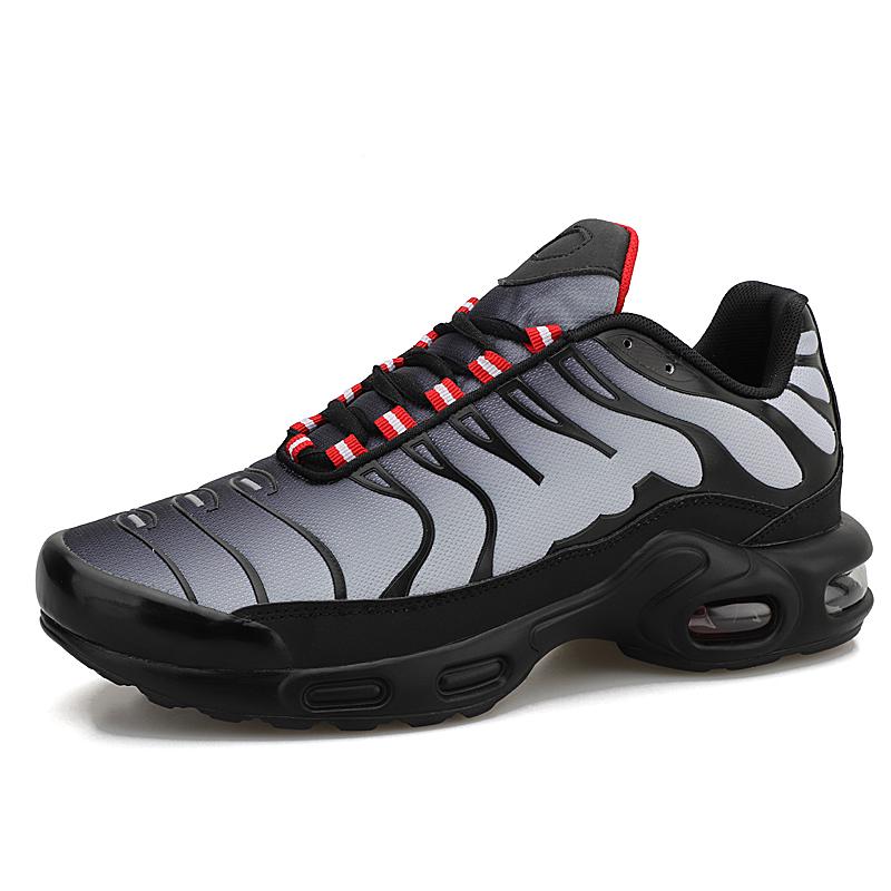 Unisex Mode Sport Freizeitschuhe Plus Size Herrenschuhe 44 schwarz/grau