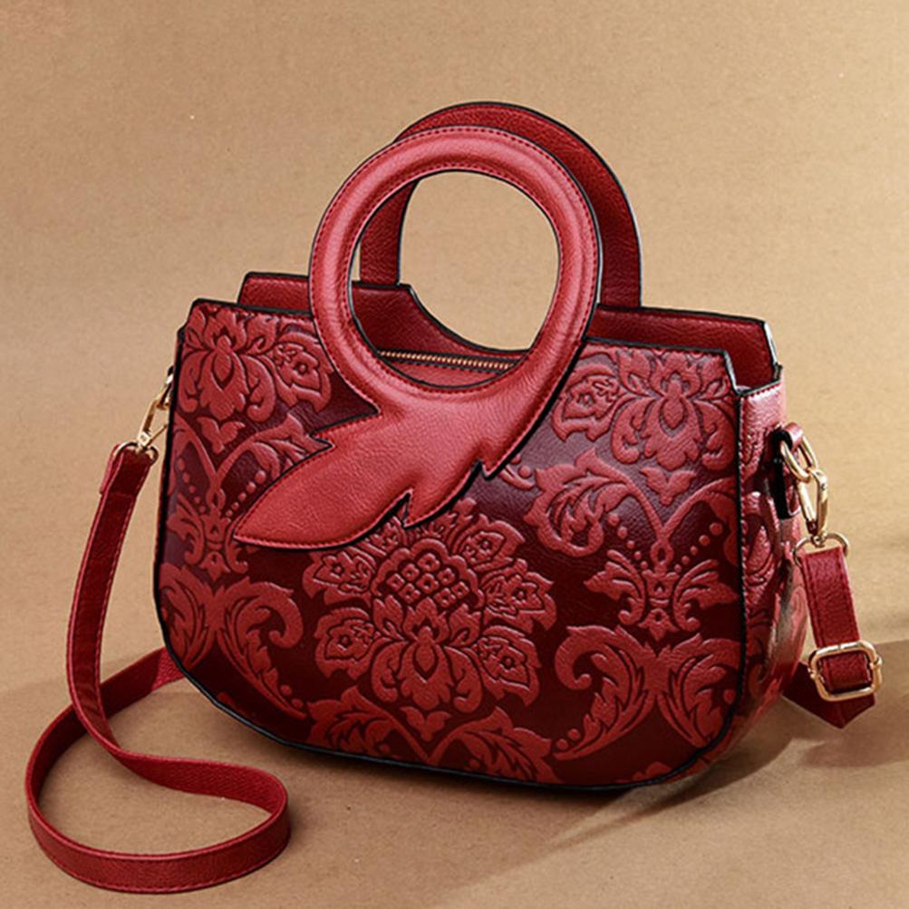 Hohe Qualität Frauen Designer Mode Schulter Taschen Klassischen Chinesischen Stil Luxus Handtaschen Weibliche Casual Echtes Leder Totes Taschen rot