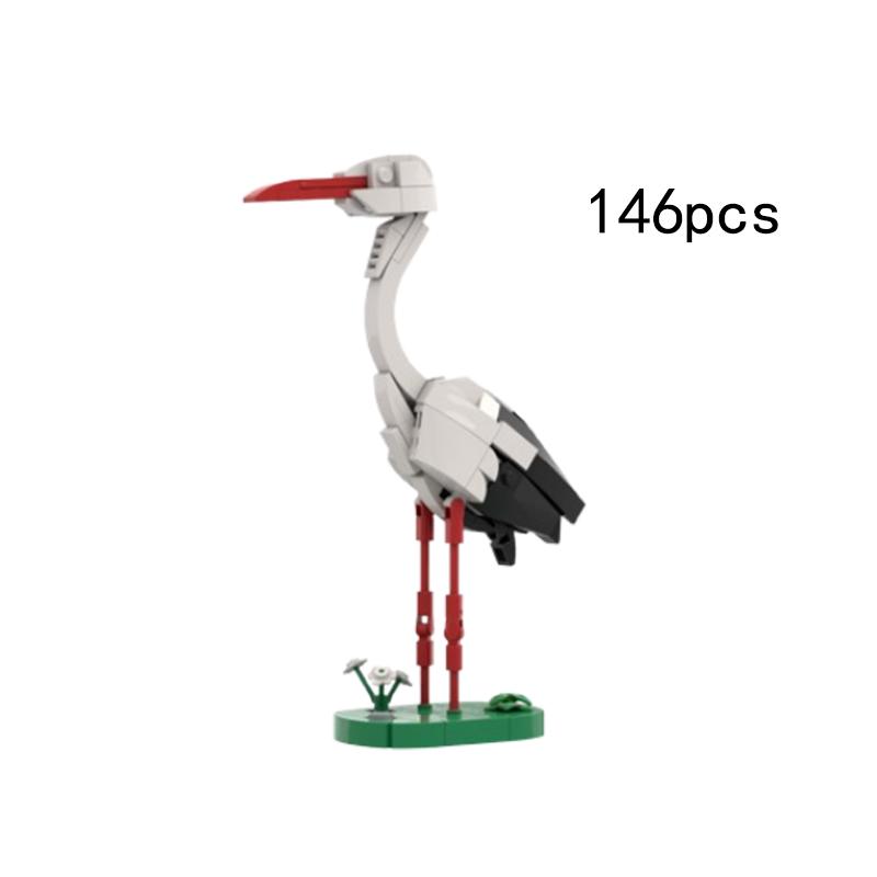 Spot MOC-183592 Tier Vogel Fasan Eisvogel Tauchen Rotkehlchen Kleine Partikel Zusammenbauen Baustein Modell Spielzeug Geschenk