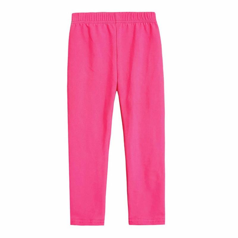 Mädchen Leggings Einfarbig Kinder Leggings Weiche Bequeme Leggings 140 rose rot