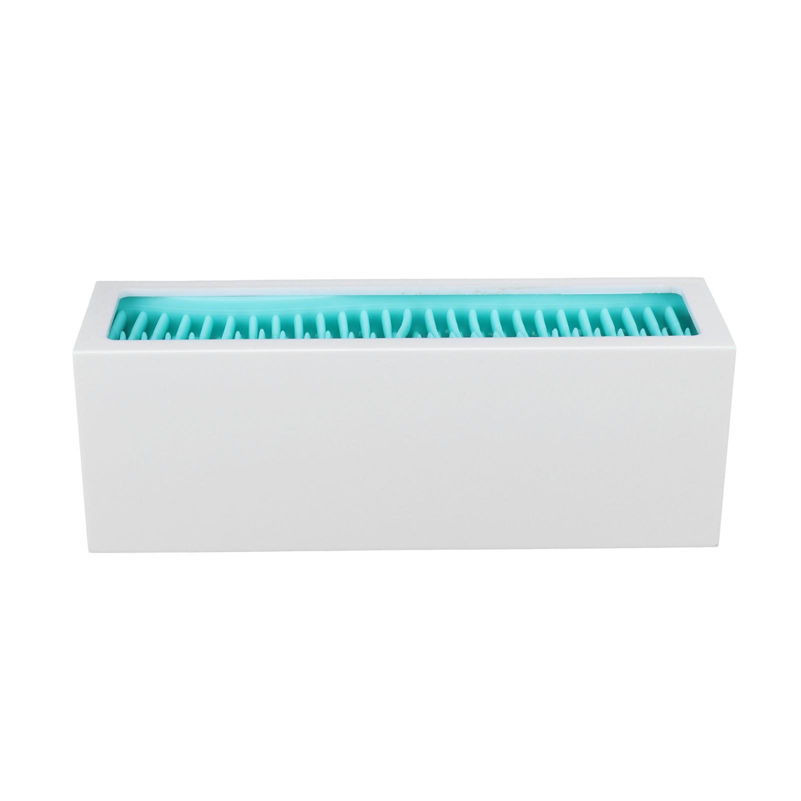 Silikon Kosmetik Aufbewahrungsbox Lippenstift Make-up Aufbewahrung Organizer Etui Behälter für Kosmetik(Weiß