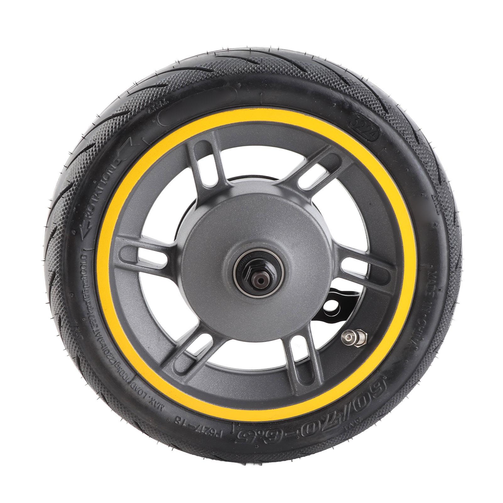 10 Zoll 60/70?6,5 Scooter-Vorderrad mit Reifenersatz für 9 G30 Elektroroller weiß