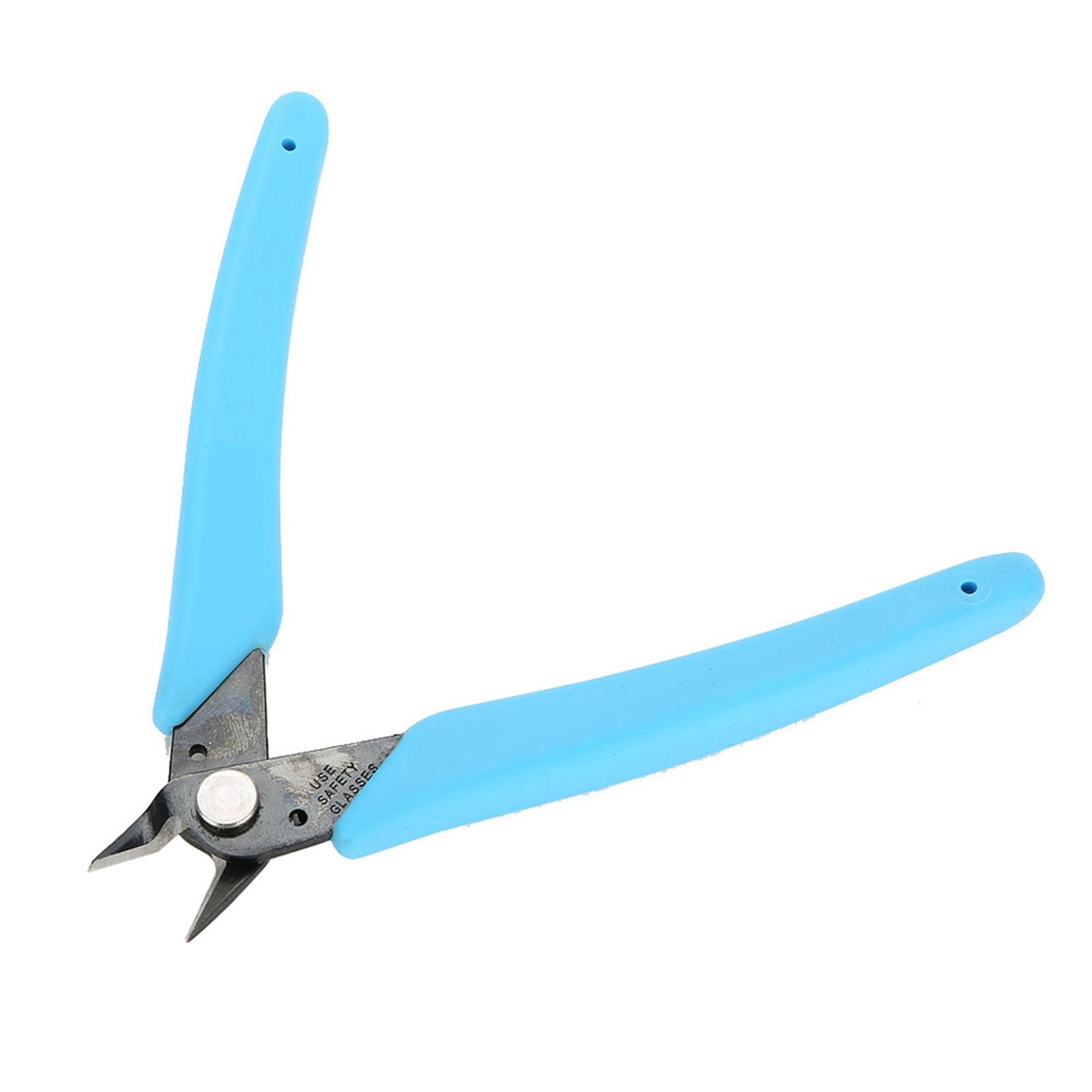 Blaue Nailart Dekorationen Aufheber Strass Entferner Nagelschneider Schere Maniküre Werkzeug