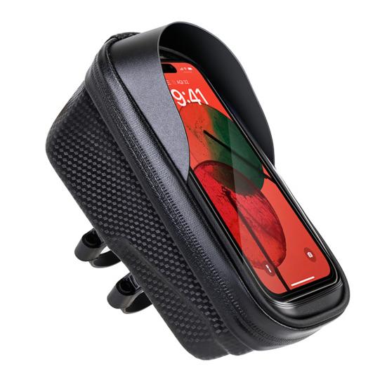 Fahrrad-Telefontasche, EVA-Hartschale, wasserdicht, Touchscreen, leicht, für Fahrrad, Rennrad, Mountainbike, Oberrohr, Vorderrahmen, Handytasche