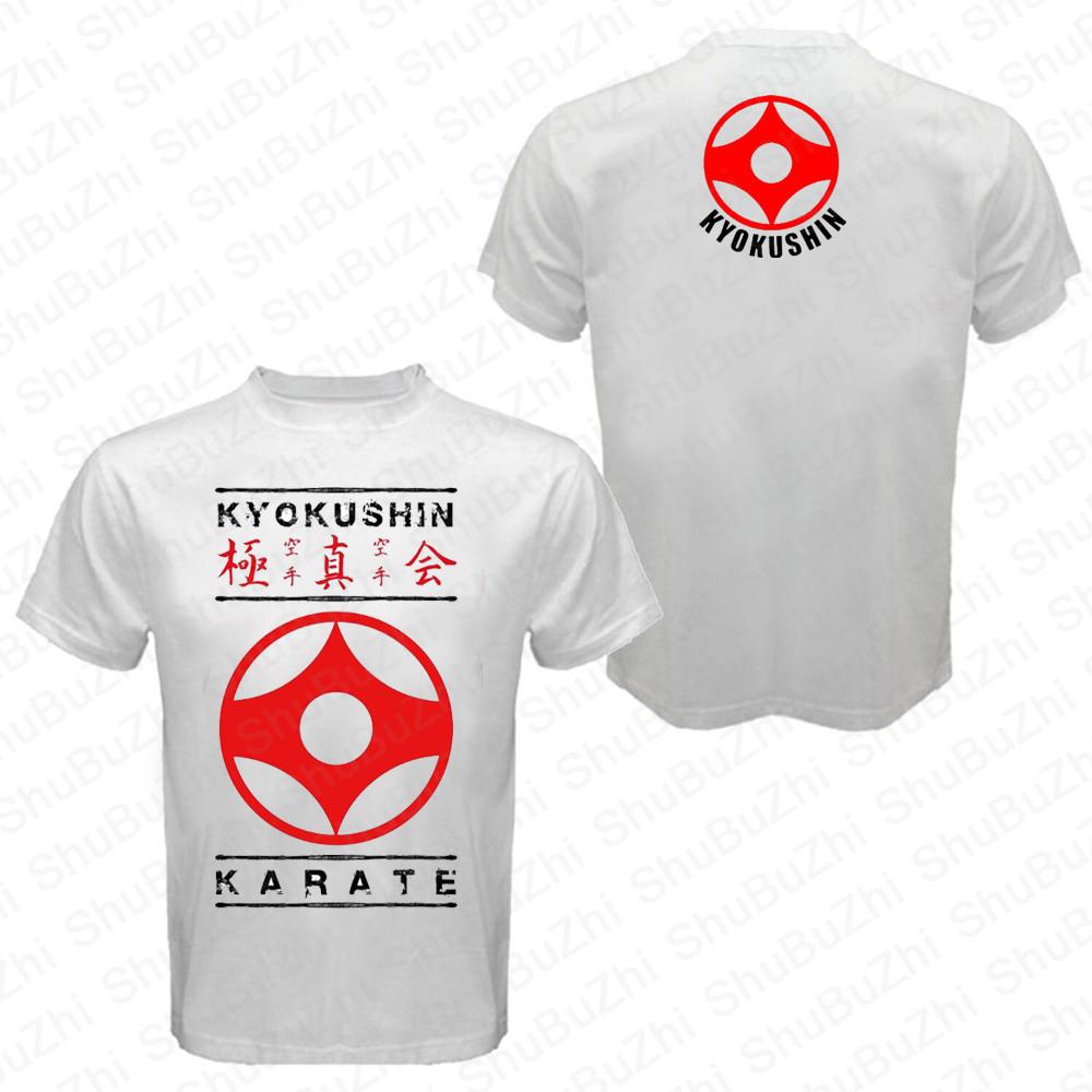 Kyokushinkai Kyokushin T-Shirt Kai Kan Karate T-Shirt One Hit Kill Mma Mix Martial Art Neu Herren Sommer Baumwoll-T-Shirt S