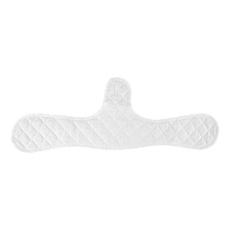 1 Stück Schweißabsorbierendes Pad, Sport-Schweißhemd-Pad, Schweißabsorbierendes und feuchtigkeitsdichtes Baumwollpad, Kann wiederholt gewaschen werden Special-shaped weiß