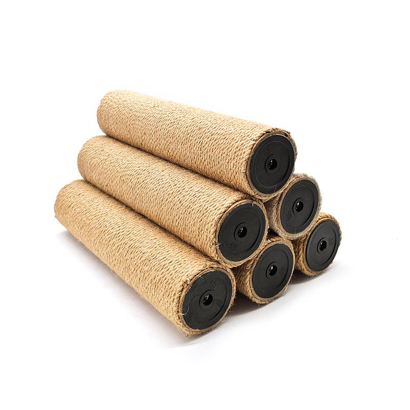 DIY Katzenbaum Sisal Kratzbaum - Boden-bis-Decke Krallen Schärf-Zubehör 6*30cm