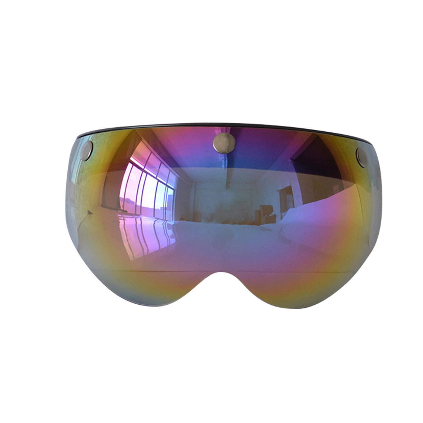 Motorrad Anti-UV Anti-Scratch Helme Objektiv Retro Fashion Visier Windschutz Objektiv Universal für bunt