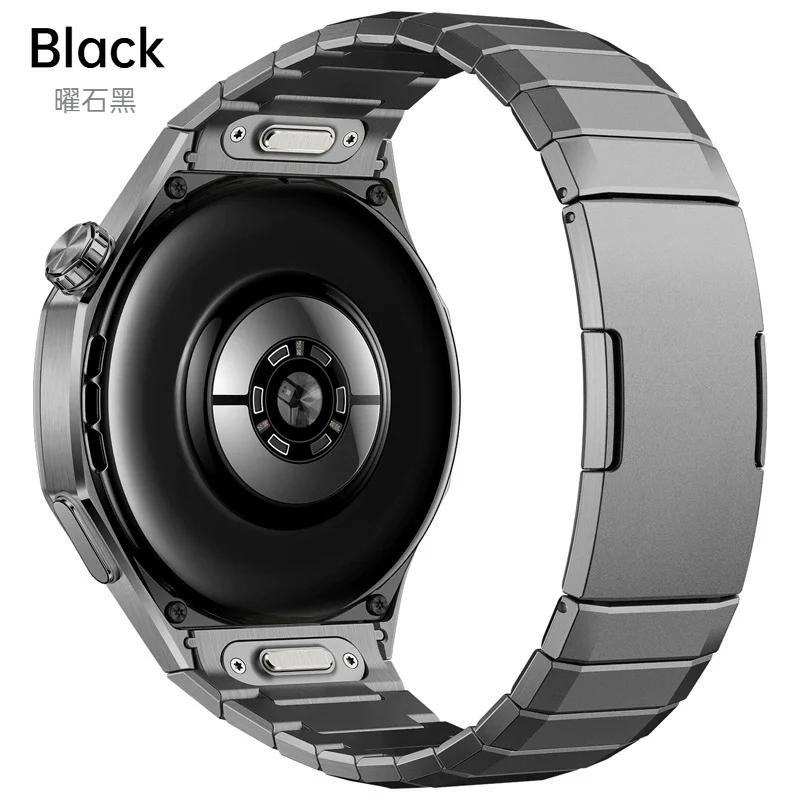 Original No Gaps Luxus-Titanium-Armband für Huawei Watch GT 5 Pro Metallarmband für Huawei Watch GT5 Pro Spezialarmband For HUAWEI WATCH GT5 Pro schwarz