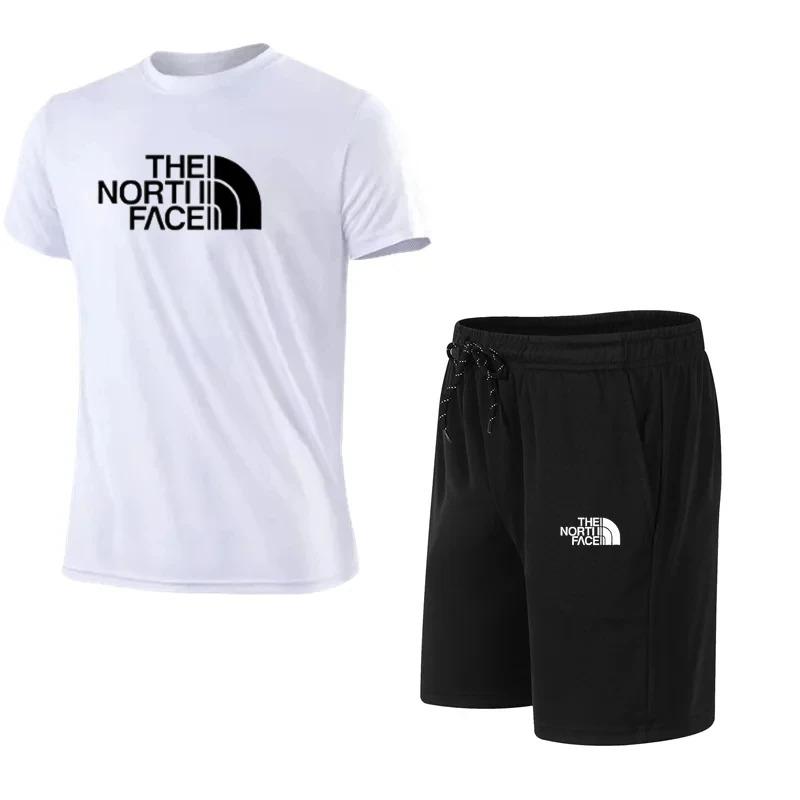 Herren Fitnessanzüge, Sportbekleidung, Freizeit-T-Shirts, Foto-Outfits, Langsames Laufen L