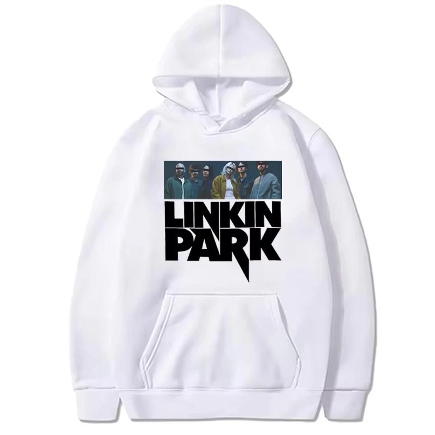 Linkin Park Tour Kapuzenpullover Grafik Frühling und Herbst Mode Herren Sweatshirt Lässige Mode lockerer Hoodie S
