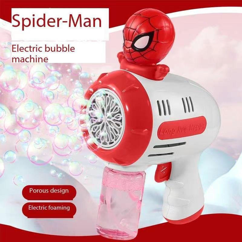 Stitch Elektrische Seifenblasenpistole Kinderspielzeug Blasenmaschine Automatischer Seifenbläser Mit Licht Outdoor-Spiele Jungen Und Mädchen Geschenk