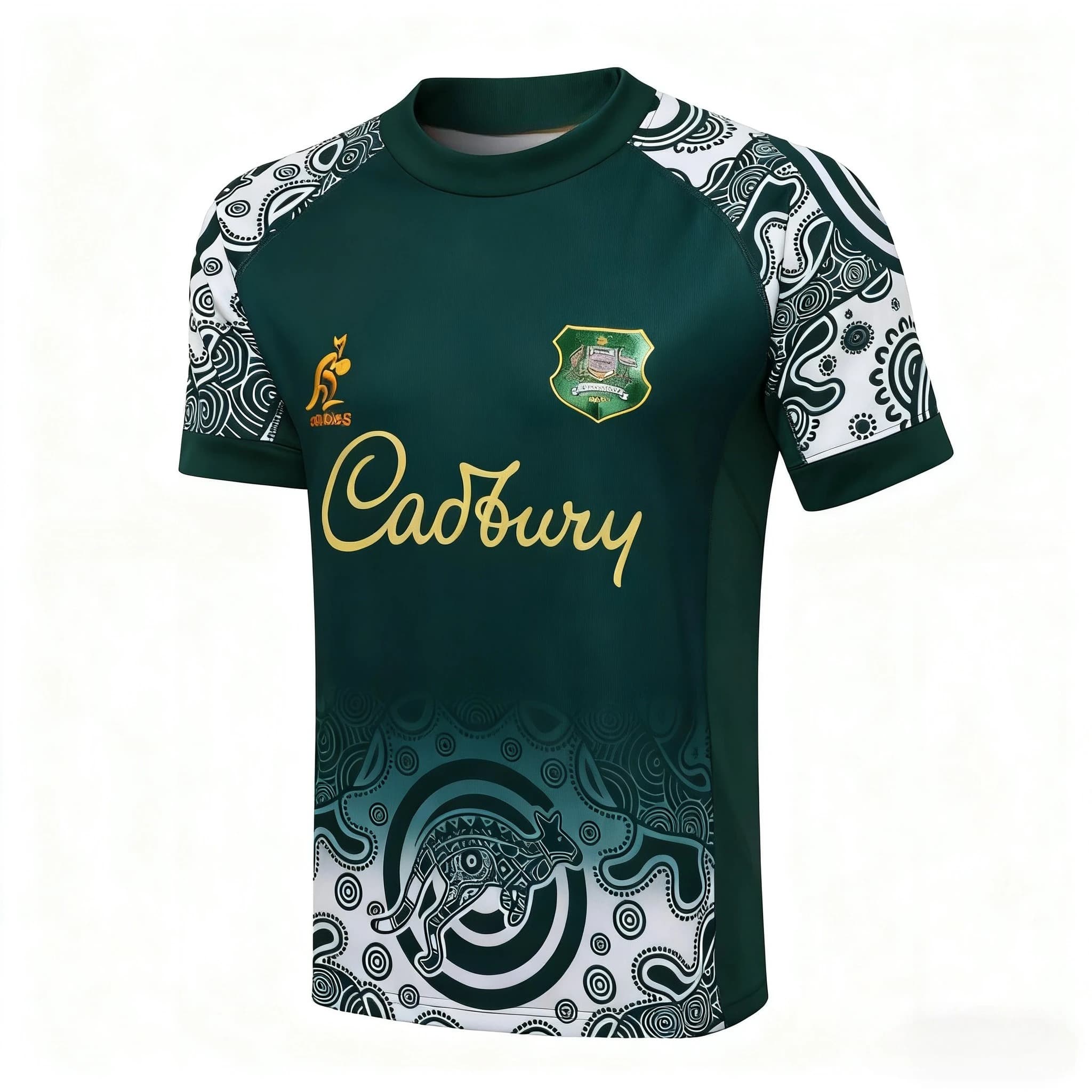 Australien Rugby Trikot Herren Atmungsaktiv Training Fußballshirt Kängurus Wallabies Retro Lässig Kurzarm Uniform für Fans XL gray