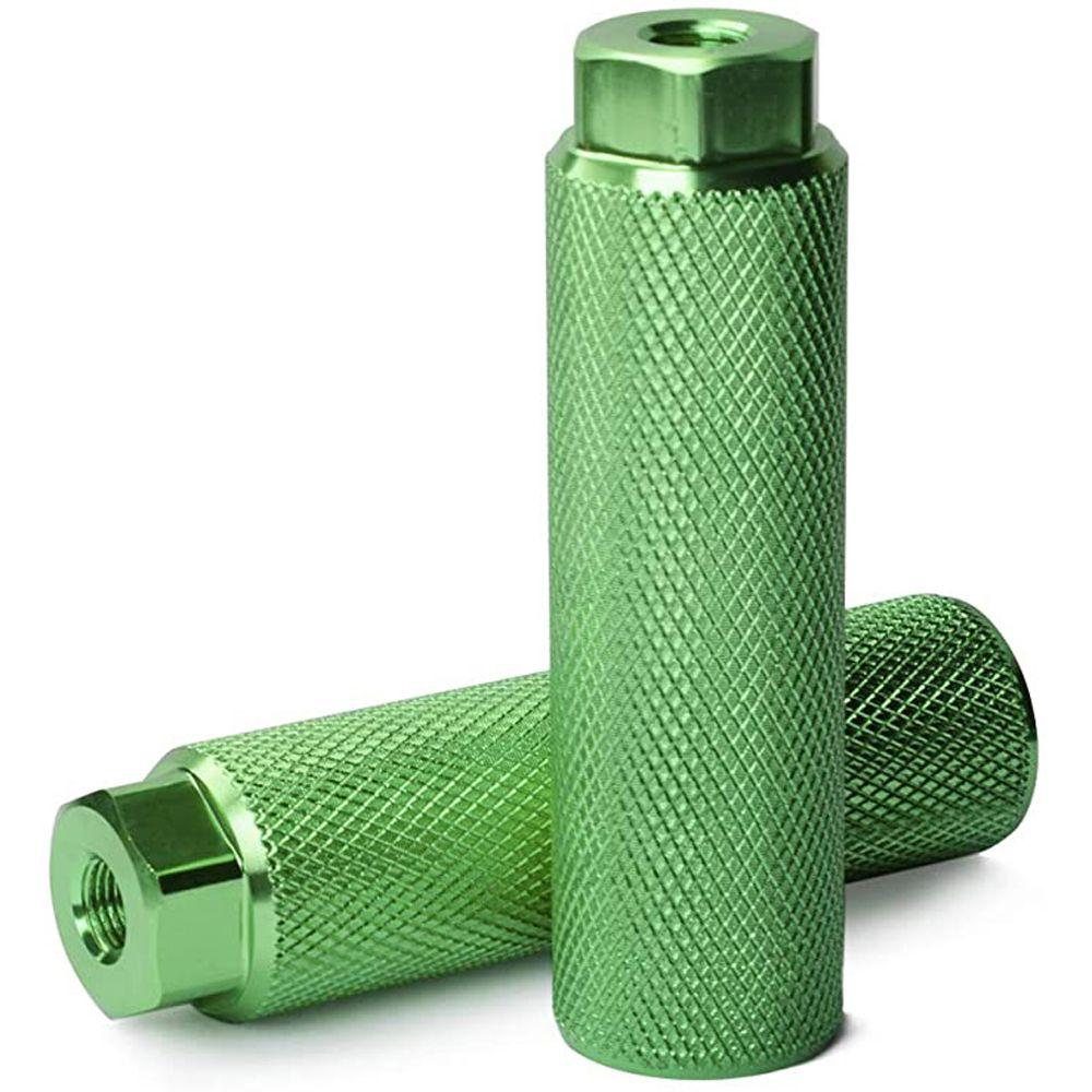 Rutschfeste Stunt-Pegs BMX-Pegs Hintere Pegs Fahrrad-Fußrasten Fahrradachse Pedal Fahrrad-Pegs Fahrrad-Fußrasten grün