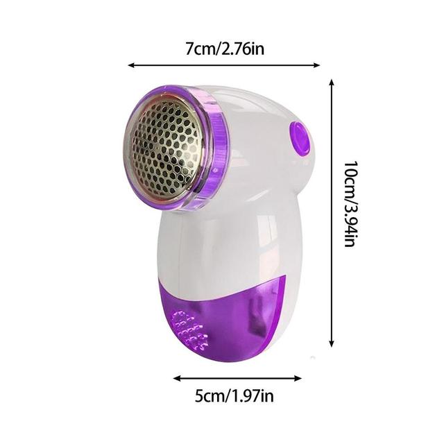 Mini Tragbare Pullover Kleidung Teppiche Fussel Pille Flusen Entferner Haar Ball Trimmer Stoff Fuzz Rasierer Maschine Elektrische Lint Remover violett