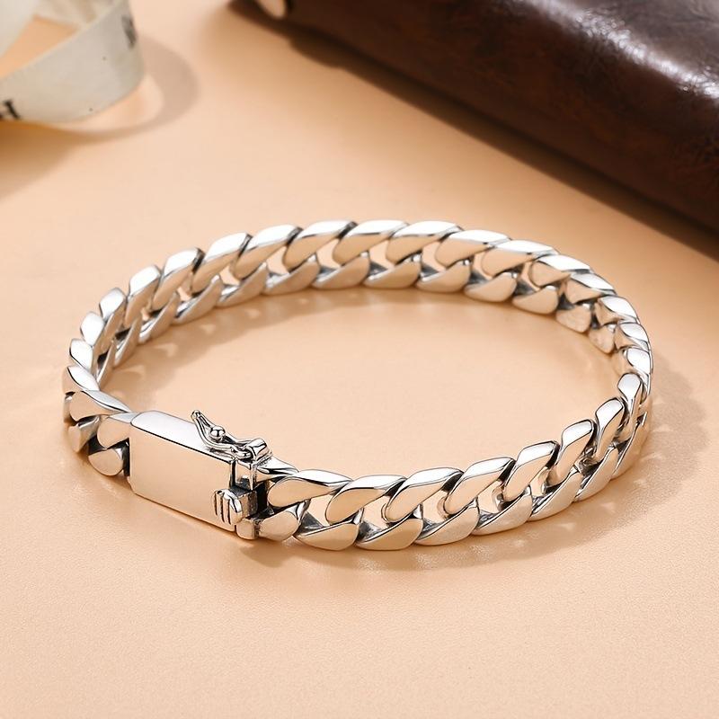 Herrenmode Trendiges Personalisiertes Armband 20CM silber