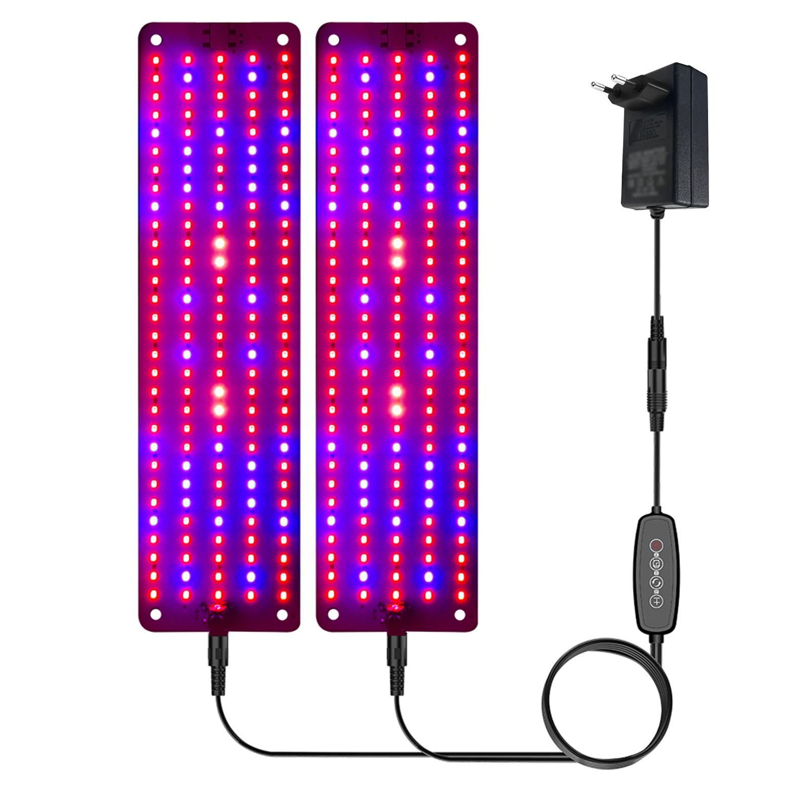 Vollspektrum LED Pflanzenwachstumslicht Board Ergänzungslicht für Sämlinge Gemüseblüte Sukkulenten One Drag Two EU Plug