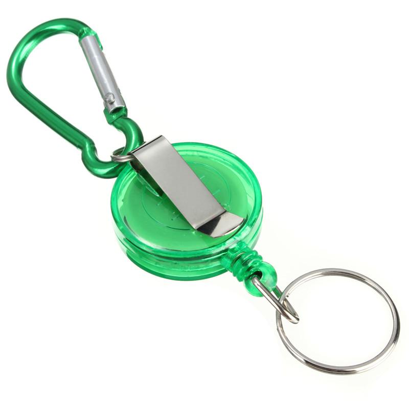 Einziehbarer Pull-Schlüsselanhänger, Schlüsselanhänger, Schlüsselanhänger, Bus, Ausweis, Ausweishalter, Schule, Büro, Zuhause grün