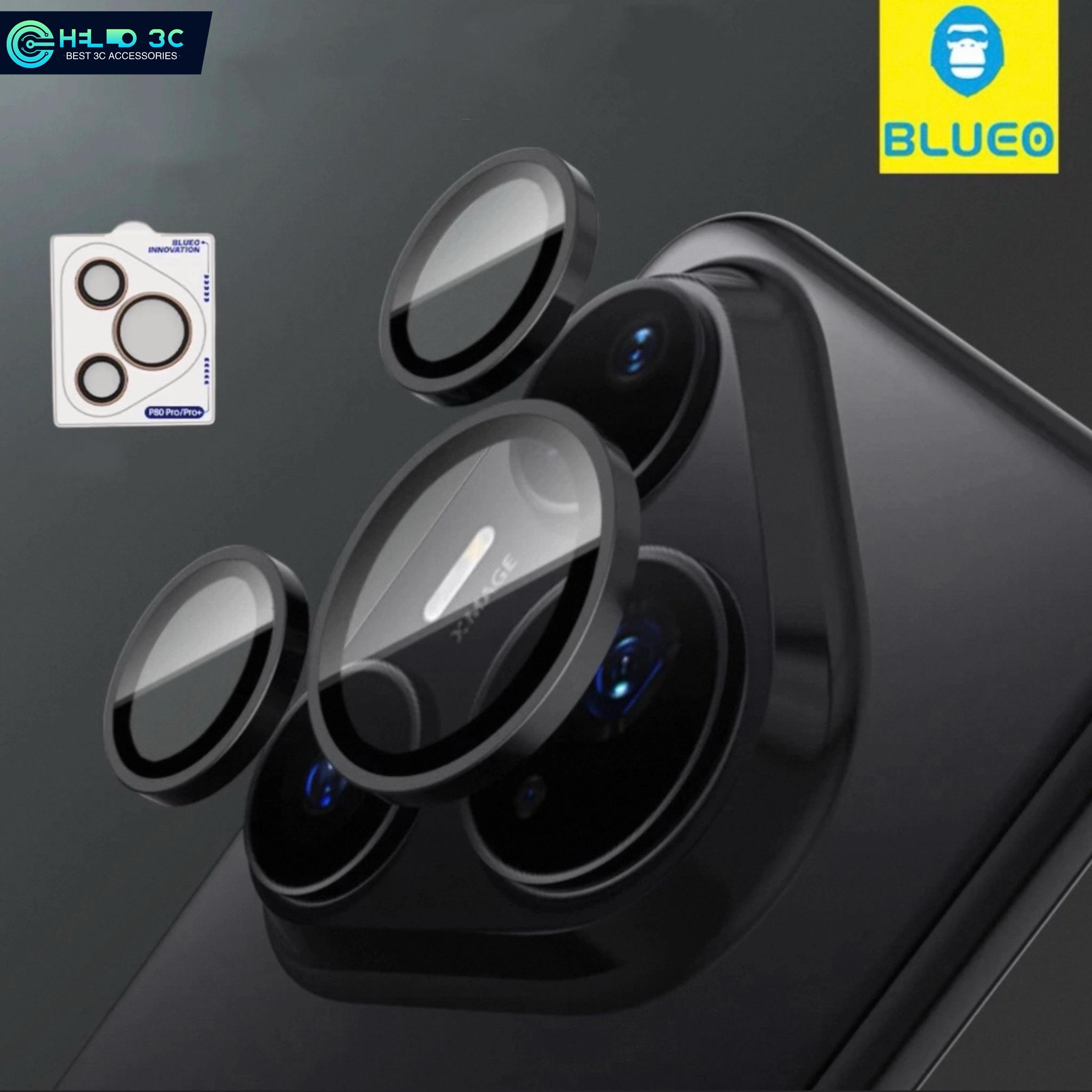 Blueo Antireflex Kamera-Displayschutz für Android-Telefone, kratzfest, Xiaomi/Vivo/OPPO/Honor/OnePlus/Samsung/Huawei Kamera-Displayschutz Huawei Pura 80 Pro - Black gray