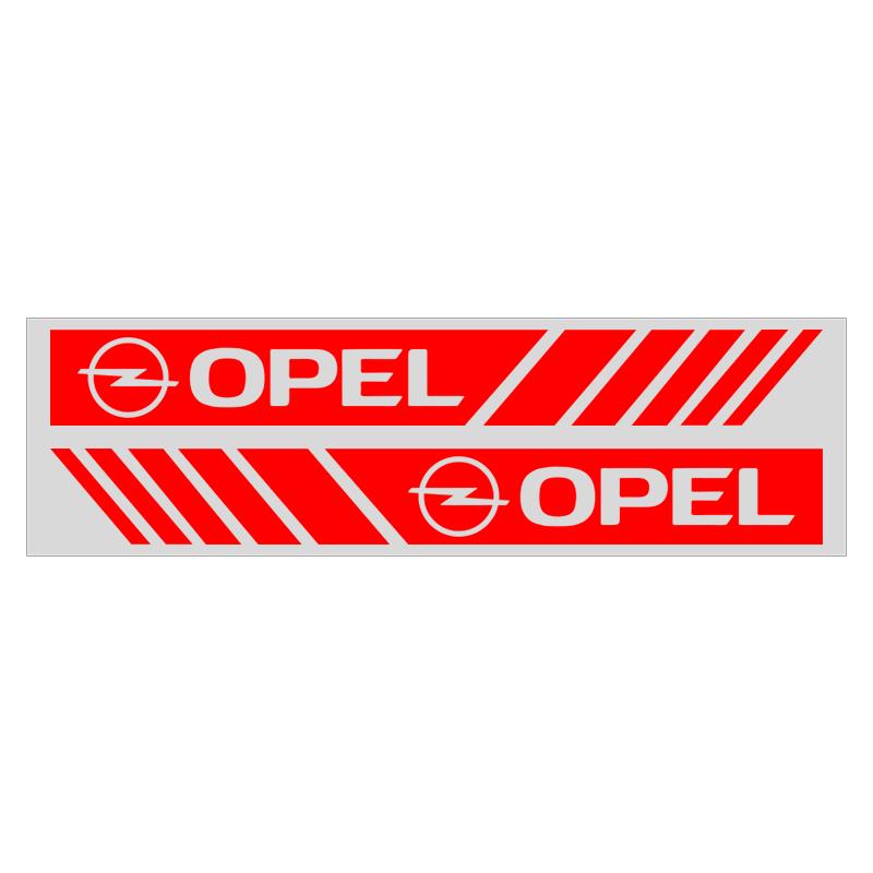 2 Stück Auto Streifen Aufkleber Rückspiegel Reflektierende Vinyl Aufkleber Dekoration Für Opel Adam Ampera Corsa Insignia Karl Rocks-e Astra New Energy rot