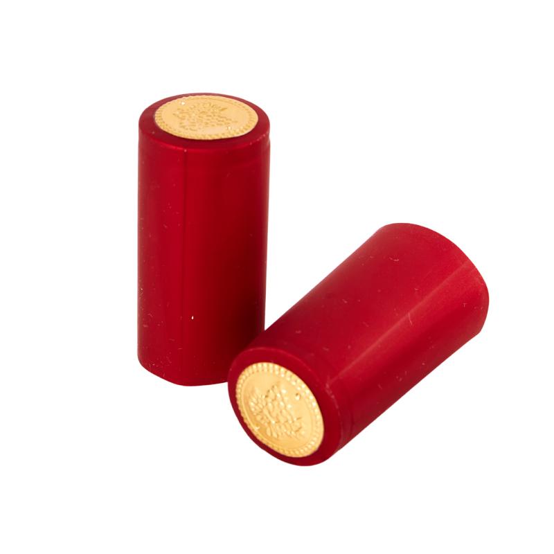 100 Stück Wein-Schrumpfkapseln zum Verschließen von Weinflaschen, Heizung, Schrumpfkappe wein rot