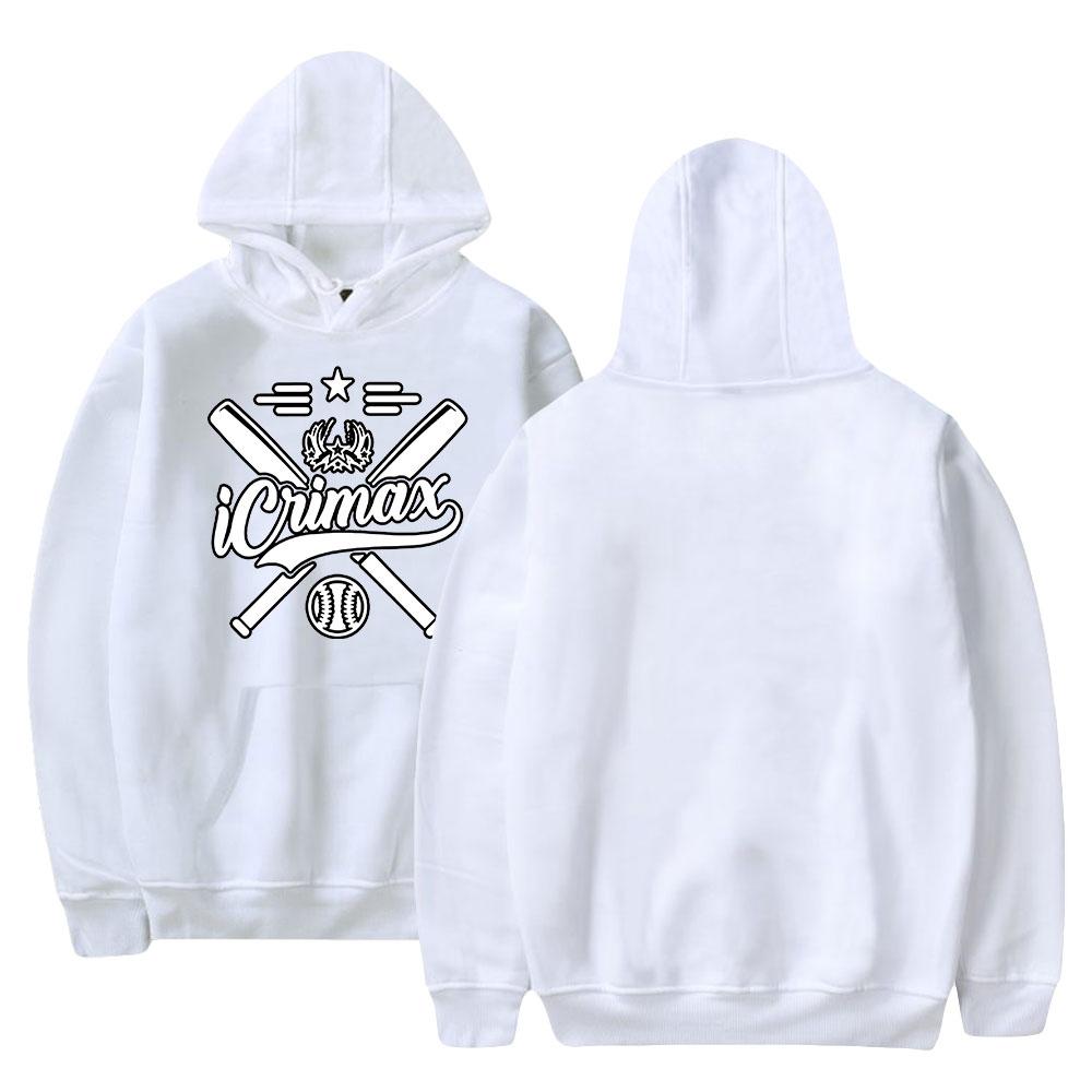 Mode für Fans von Icrimax, grafisch bedrucktes Sweatshirt, Outdoor-Sport, Cosplay-Pullover, Kapuzenpullover, Cosplay-Kostüm XXXL weiß