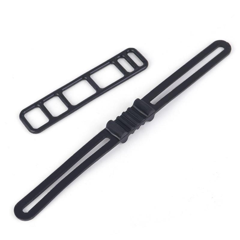 10 Stück/Set Fahrrad Silikon Befestigungsbänder Fahrradlicht Riemen zur Befestigung von Scheinwerfer Rücklicht Universal Fahrradzubehör one set