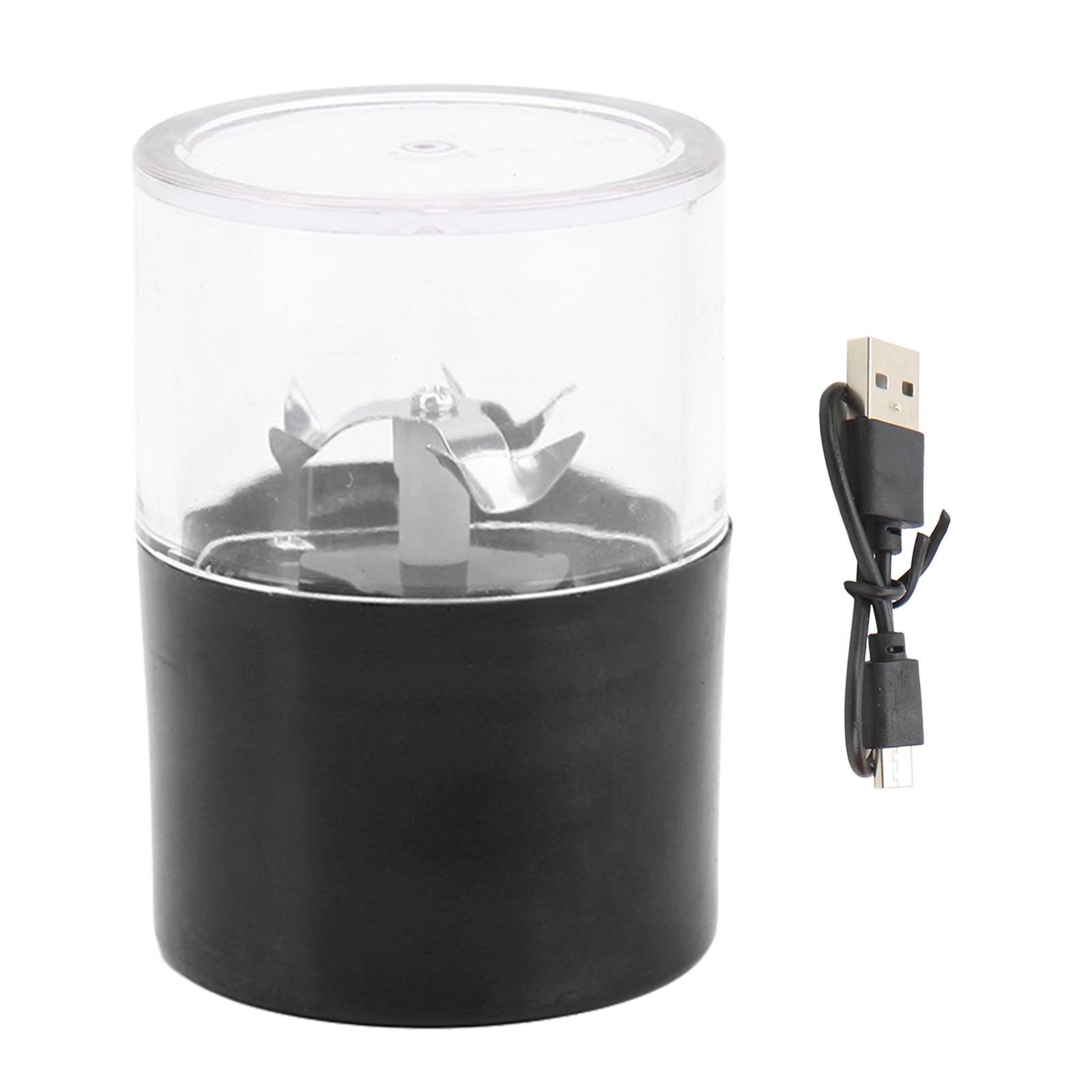 Elektrische Gewürzmühle Edelstahl Klinge USB Aufladbare Tragbare Crusher Grinder Cracker für schwarz