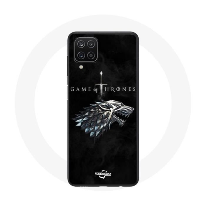 Schutzhülle für Samsung Galaxy A12, Game of Thrones, Staffel 8, Game of Thrones, Haus Stark, Logo, Winter