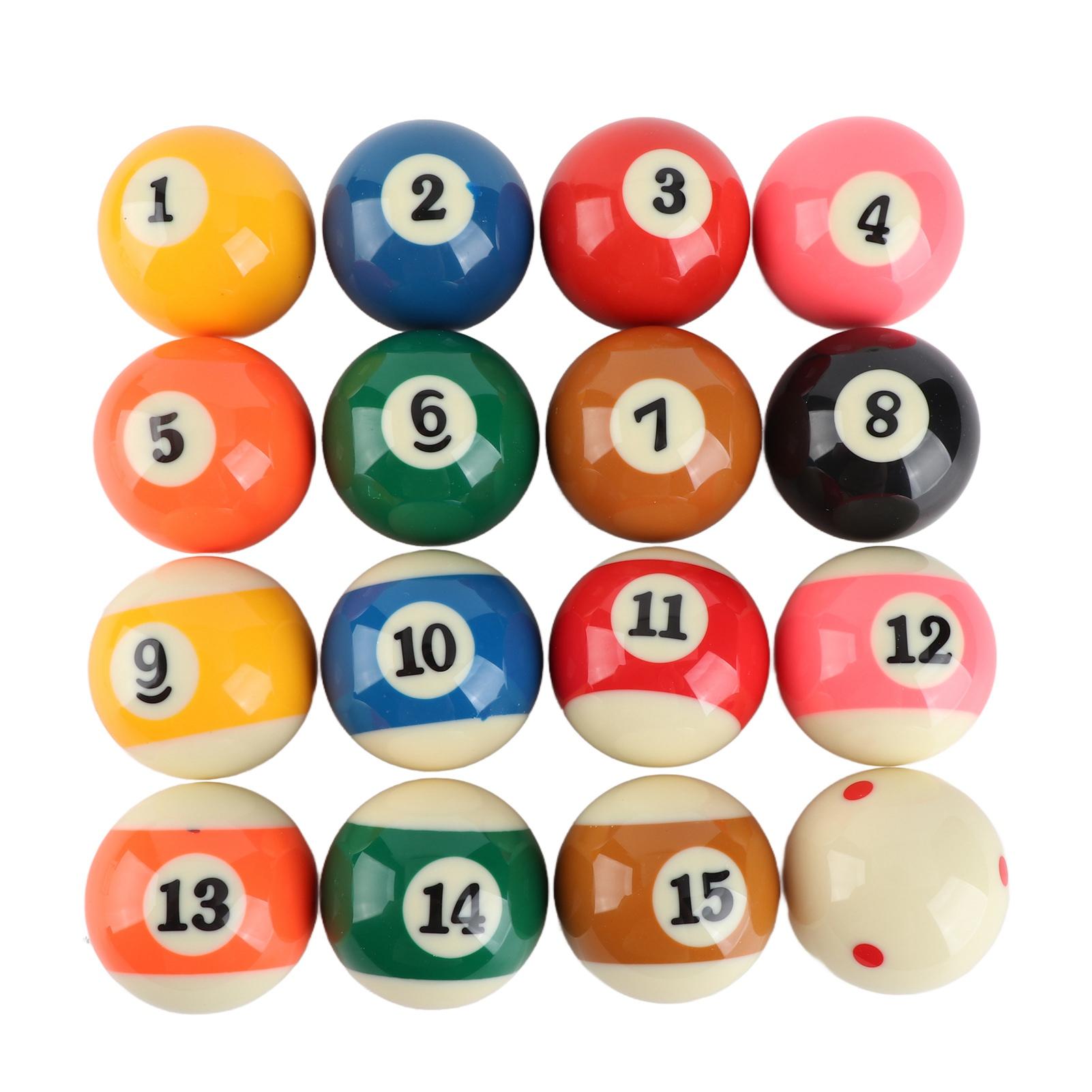 57,2mm Amerikanischen Standard Billard Ball Set Professionelle Harz Kleine Pool Queue Ball Komplette Set