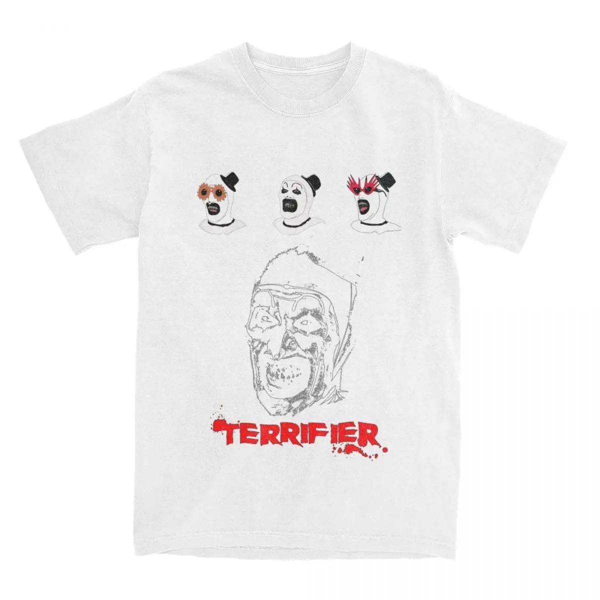 Neuartige Terrifier 2 Clown-T-Shirts für Männer und Frauen, Baumwolle, Art The Clown, T-Shirt, Sommerkleidung XXL weiß
