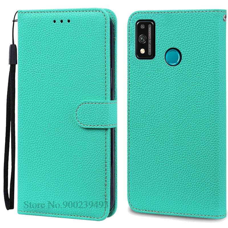 Für Honor 9X Lite Hülle Leder Flip Wallet Case Für Honor 9X Lite JSN-L21 JSN-L22 JSN-L23 Hülle Honor 9 X Lite Handyhülle Fundas For Honor 9X Lite himmelblaue