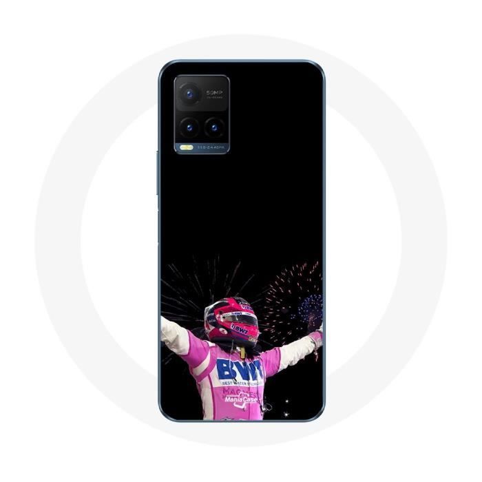 Coque pour Vivo Y21s 2021 / Y21 2021 Formule 1 Sergio Pérez Mendoza gagné la course