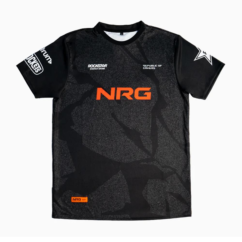2024 Neues NRG E-Sport Club T-Shirt Valorant Event Herren Team Uniform T-Shirt Gaming Stil Mode Sport Damen Oberteile XS（old）