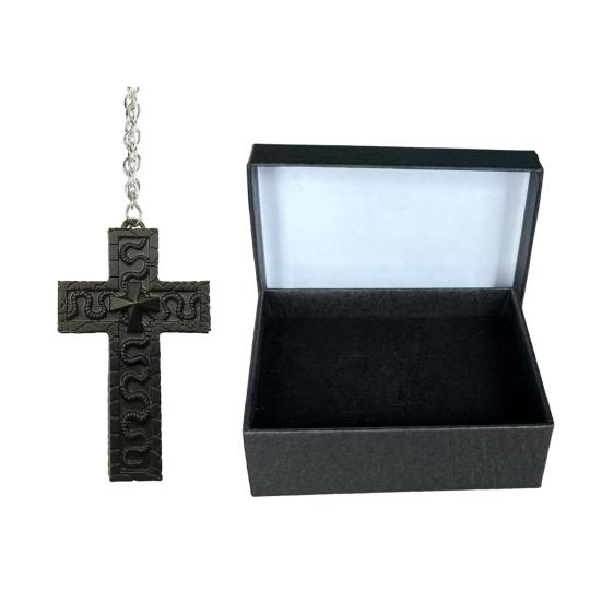 Koreanisches Spiel Halskette Zehnförmiger Anhänger Halskette mit Geheimfach Cosplay Tintenfisch Halskette für Rollenspiel Party Fans Geschenk