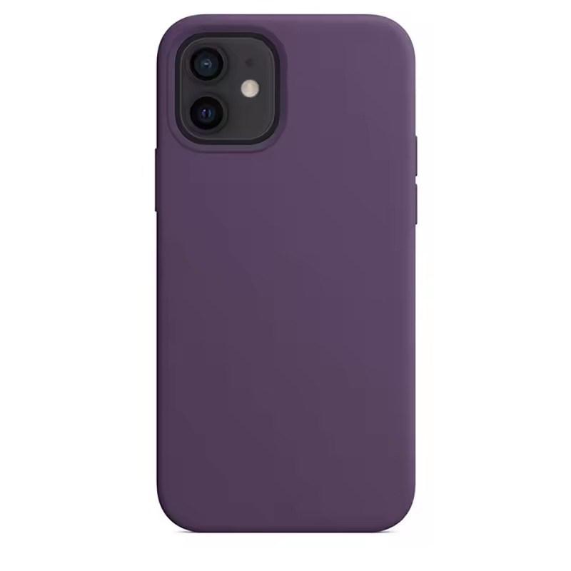 Hochwertige Silikonhülle für iPhone 7/8 SE 16E 17 Air 16 15 14 13 Pro Max Apple Hülle für iPhone 15 16 Plus 13 11 12 14 15 16 Pro Max Hüllen iPhone 15 Pro Max dunkelviolette