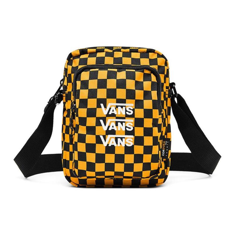 Vans Stoff Umhängetaschen Unisex Schwarz Gelb Vans VN0A3TXMSF1