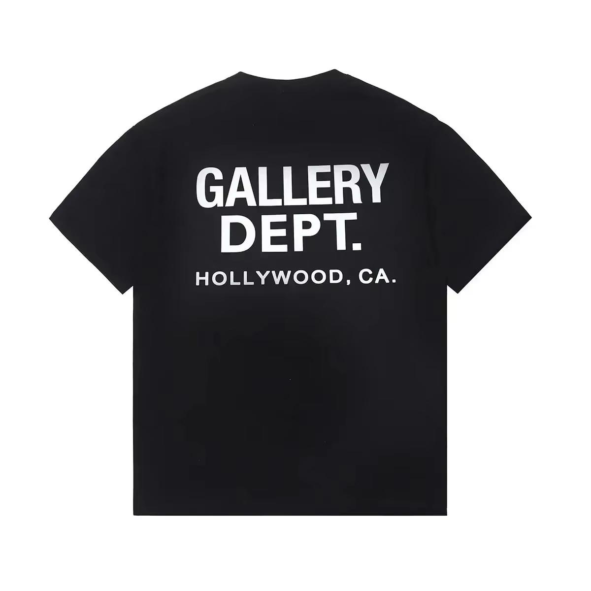 2026 Sommer Mode Trendiges T-Shirt Vintage High Street T-Shirt Gallery Dept Bedrucktes Shirt Mode Buchstaben Druck T-Shirt Lässiges Rundhals-T-Shirt S