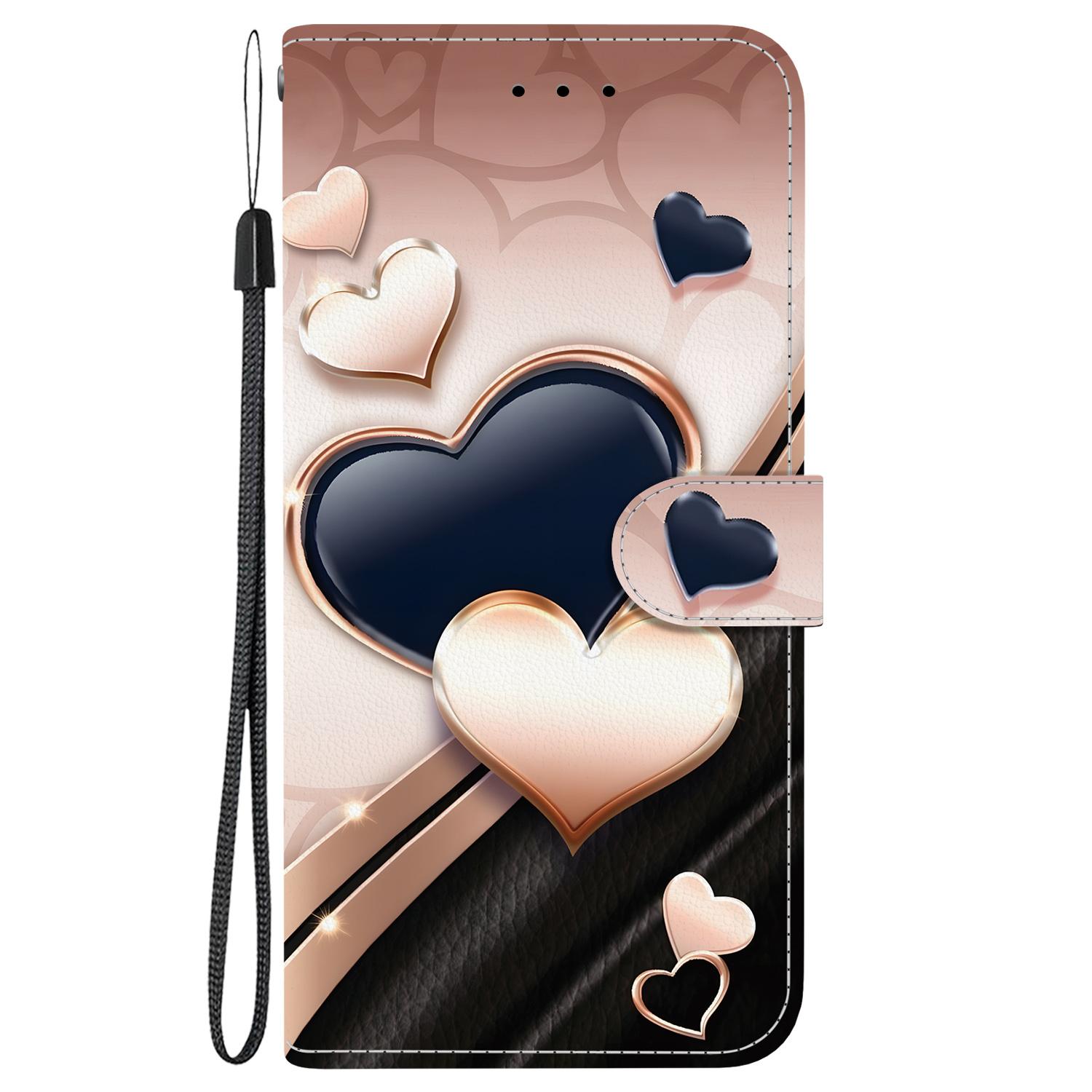 Handgefertigte PU-Leder-Flip-Hülle für Samsung Galaxy S20 FE/S20 Lite (SM-G781B/G780F) Rutschfeste Stoßfeste Hülle mit Handschlaufe & Herz/Rose Katze Designs Samsung Galaxy S20 FE weiß