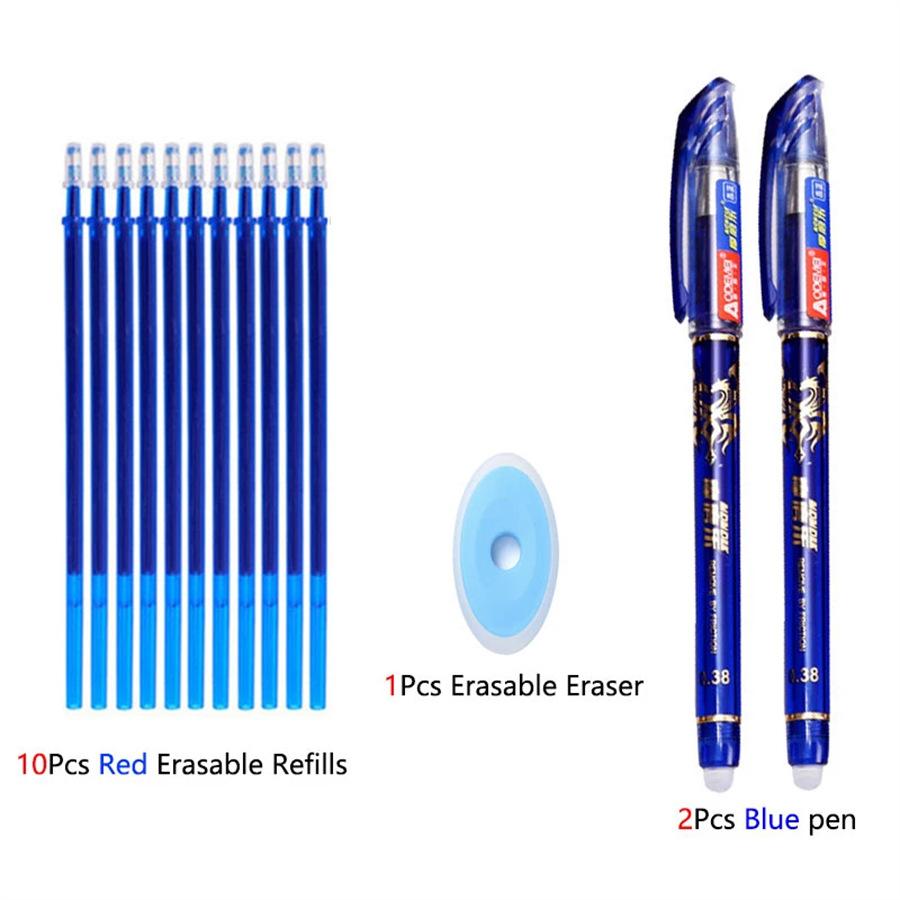 26 Teile/satz Kawaii Löschbaren Stifte 0,35mm Gel Stift Wasserfest Gel Tinte Schreibwaren Schule Schriftlich lieferungen für Notebook Büro Student