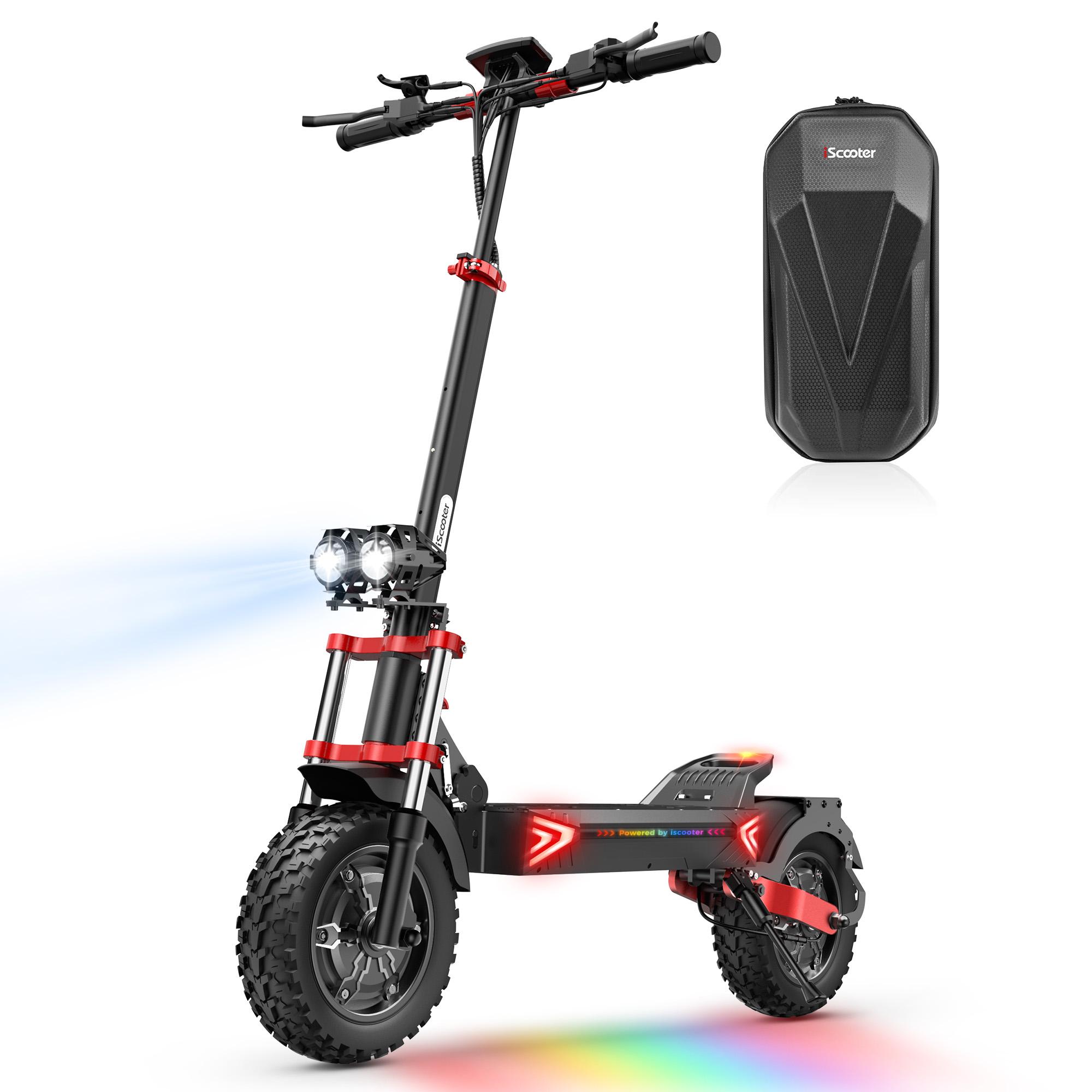 iScooter iX8 Elektroroller für Erwachsene 1200W*2 Doppelmotor, 12 Zoll Offroad-Reifen, 48V 20AH Akku Faltbarer E-Scooter