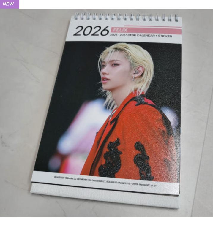 Stray Kids Felix Tischkalender 2026 & 2027 K-Pop Fanartikel Felix