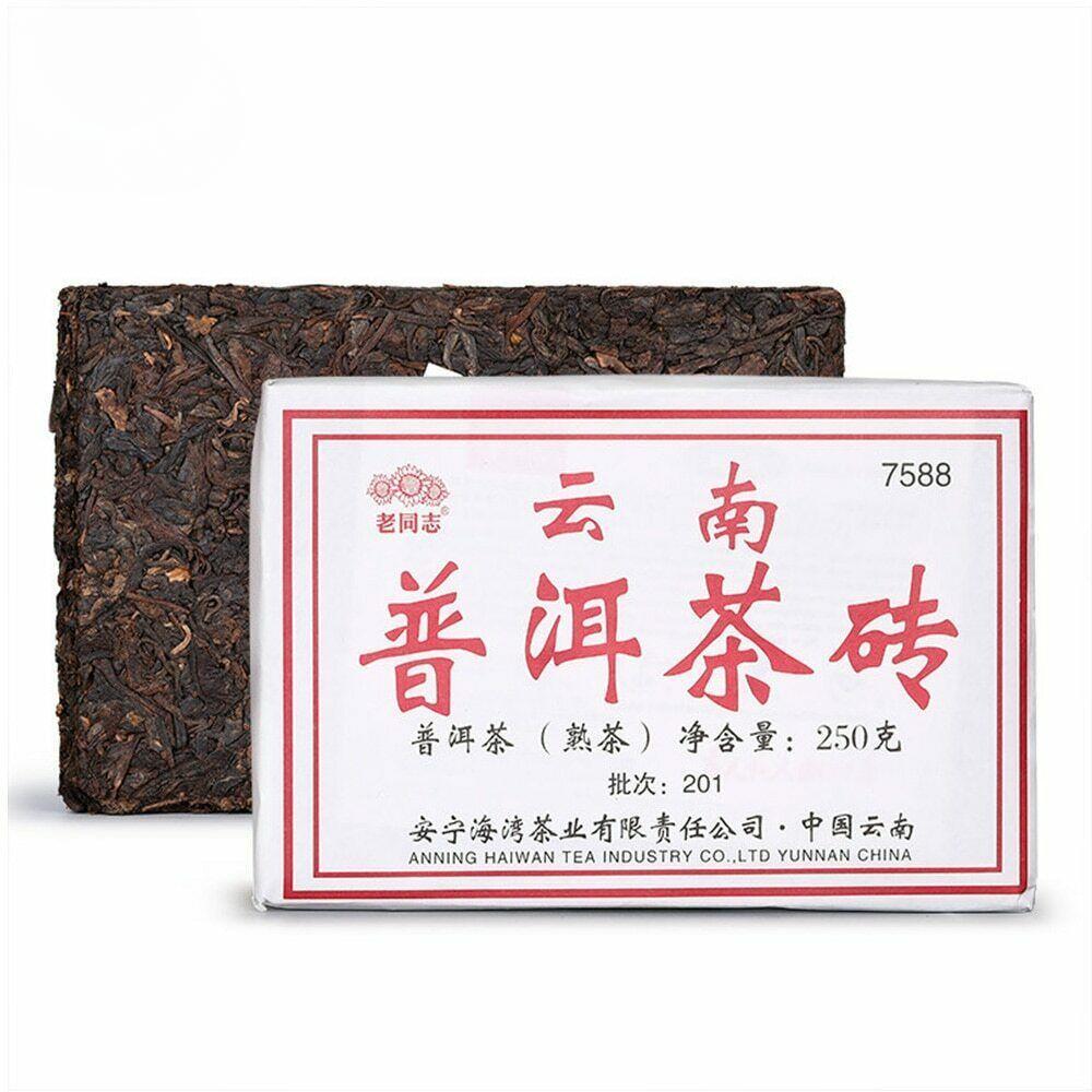 Top Tier Tier Shu Puer Hochwertiger Chinesischer Tee 7588 Yunnan Reifer Purerh-Tee 250g 250g